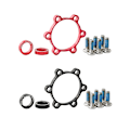 Miniatyrbillede 3 af 8: Cykelnavadapter Bagnavafstandsskive Black 5MM