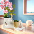 Miniatyrbillede 2 af 8: Lazy Guy er Pots til indendørs s harpiksblomster one size