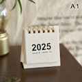 Miniatyrbilde 1 av 8: 2025 Mini enkel liten skrivebordskalender lomme bærbar kalender P A1