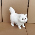 Miniatyrbild 6 av 8: e Simulering Katt plyschleksaker Mjuk fylld kattunge Modell Katt Real type-A3