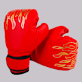 Miniatyrbild 7 av 8: Boxningshandskar för barn Barnträning Stansning Kickboxning Tillbehör red