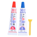 Miniatyrbilde 1 av 5: 2 stk supersterk epoksy klarlim lim harpiks umiddelbar lim