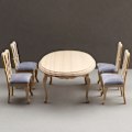 Pikkukuva 2 / 5: 5 kpl 1/12 Dollhouse set tuolisarja leluja