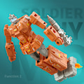 Miniatyrbillede 4 af 8: Deformation Robot Form Deformerbar Pen Transformers Toy Pen A4