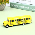 Miniatyrbillede 1 af 5: Inertial Skolebus Model Bil Model Træk Legetøj Køretøj