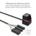 Miniatyrbild 5 av 5: 2 m färgglada LED-lampor Dator Desktop Switch PC Extern Star Multicolor