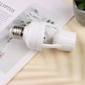 Miniatyrbild 7 av 8: 360 graders mänsklig induktionsrörelsesensor lampsockel White
