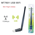 Miniatyrbild 1 av 6: 150 Mbps trådlöst nätverkskort Mini USB WiFi-adapter 1pc