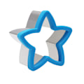Miniatyrbillede 5 af 5: Sandwich ter For Kids Star Heart Shape Rustfrit Stål Form Bi Red