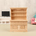 Miniatyrbild 1 av 8: DollHouse Skåp Skänk Modell Display Skåp