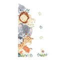 Pikkukuva 5 / 7: Ovitarrat ja Jungle Animals Watercolour -seinätarrat 30x90CM