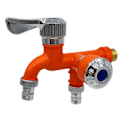 Miniatyrbillede 1 af 5: Dobbelt kontrol Dobbelt udløb Vandhane Universal Interface vandhane orange