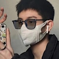 Miniatyrbillede 5 af 8: Klassiske minimalistiske firkantede solbriller Unisex Fashion Outdo A3