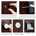 Miniatyrbild 5 av 5: Väggmonterad Key Secret Box Organizer Låsbox Gray