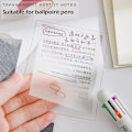 Miniatyrbild 2 av 5: Transparent vattentät PET Memo Sticky Note 50 ark M