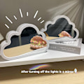 Miniatyrbillede 4 af 8: Cloud Mirror Tulip Lampe DIY Night Light Soveværelse Ornamenter blue