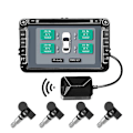 Pikkukuva 2 / 8: TPMS auton rengaspainejärjestelmän valvonta langaton USB hälytys Black one size