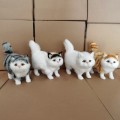 Miniatyrbild 2 av 8: e Simulering Katt plyschleksaker Mjuk fylld kattunge Modell Katt Real type-A3