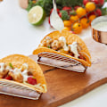 Miniatyrbillede 3 af 8: 304 rustfrit stål Taco Holder Wave Shape Stand Rack