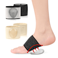 Miniatyrbillede 5 af 5: 1 Par Flat Foot Correction Cushioning ar Fodpuder Black L