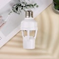 Miniatyrbild 1 av 8: 360 graders mänsklig induktionsrörelsesensor lampsockel White
