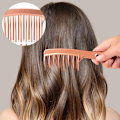 Miniatyrbillede 1 af 8: Dobbelt Rækket Stor Tandet Kam WideToothed Fluffy Comb