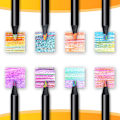 Miniatyrbild 6 av 7: 12 färger Gradient Rainbow Pennor för vuxna konstteckning