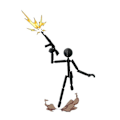 Miniatyrbillede 4 af 8: Multi-ed Multi Stickman Legetøj Bevægelig 3D Printet Mannequin Figur White