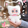 Miniatyrbillede 4 af 8: Baby Three Billionaire Lucky Cat Series Blind Box Legetøj Mystery 1pc random