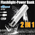 Pikkukuva 3 / 5: 2 IN 1 990000LM Ultra Bright LED-taskulamppu taskulamppu ulkokäyttöön White