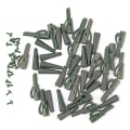 Miniatyrbillede 2 af 5: 50 sæt mini blyclips & halegummi kegle karper fiskegrej 50pcs