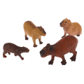 Miniatyrbilde 6 av 8: 1 Stk Barn Simulering Villdyr Modell Capybara Leketøy A1