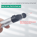 Miniatyrbilde 5 av 8: Burning Line Pen Trim Brenn- og smelttrådsveisestift Silver