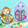 Miniatyrbillede 2 af 5: Target Sticky Ball Dartboard Kast Party Sportslegetøj Educationa A