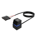 Miniatyrbilde 3 av 5: 2m fargerike LED-lys Datamaskin Desktop Switch PC External Star Multicolor