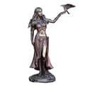 Resin Statyer Morrigan Den keltiska stridsgudinnan Brown