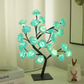 Miniatyrbillede 4 af 5: LED lampe lys Rose Flower Tree USB Nat lys Multicolor