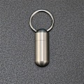Miniatyrbilde 1 av 5: Pilleholder Bærbar vanntett metallkapselboks nøkkelring