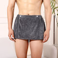 Miniatyrbillede 1 af 8: Microfiber Pyjamas Mænd Nattøj Korte håndklædebukser Gray