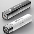 Pikkukuva 5 / 5: 2 IN 1 990000LM Ultra Bright LED-taskulamppu taskulamppu ulkokäyttöön White
