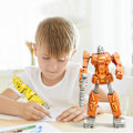 Miniatyrbillede 2 af 8: Deformation Robot Form Deformerbar Pen Transformers Toy Pen A4