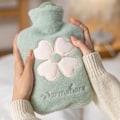 Pikkukuva 4 / 5: 1000 ml kuumavesipussi, lämmin vatsa kädet ja lämmin vesipussi Light green 1000ML