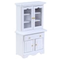 Miniatyrbilde 1 av 5: 1/12 dukkehus Miniatyrmøbler Multifunksjons treskap White