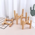 Miniatyrbillede 3 af 5: Wood er Pottebakker Urtepotterol Stærk fritstående Bonsai H as the picutre M