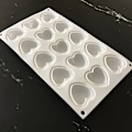 Miniatyrbillede 5 af 5: 1Pc 15-Cavity Silikone Kageforme Hjerteform gør-det-selv bageværktøj