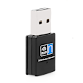 Miniatyrbillede 4 af 5: 300 Mbps Mini trådløs USB Wifi Adapter til stationære bærbare computere Blue
