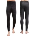 Miniatyrbild 5 av 5: Ull Base Layer Byxor Herr Ull Baselayer Thermal Underwear Black