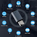 Miniatyrbillede 5 af 8: Type C Interface Smart App Control Telefon fjernbetjeningsadapter Silver