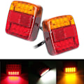 Miniatyrbillede 1 af 8: Trailer Lastbil Baglygte Bremse Signal Blinklys Lampe 12V