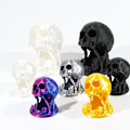 Miniatyrbild 2 av 8: Skull Dice Tower DND Dice Rolling Tower 7ST D20 Set E